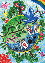 第13回夏休みエコ絵画コンクールエコアイデア賞作品(生徒作品)