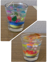 ５００円　中に閉じ込めるビーズや貝殻