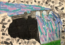 森と湖のある風景画コンクール銅賞作品