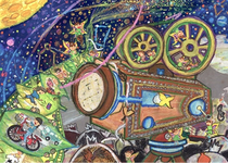 第13回夏休みエコ絵画コンクール千葉県教育長賞作品(生徒作品)