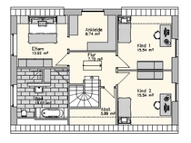 Dachgeschoss -Haus Brandenburg 2023-