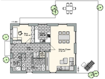 Erdgeschoss -Haus Brandenburg 2023-