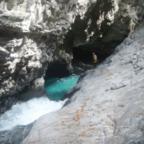 Garganta de los Navarros, Pirineos.