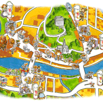 Murau, Stadtplan - © Milan A. Ilic