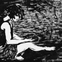 LOU, FRANKREICH | FRANCE | Tuschezeichnung | ink drawing
