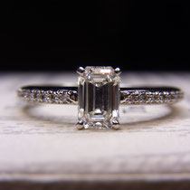 PT 1.0ct ダイヤリング  (フルオーダー)