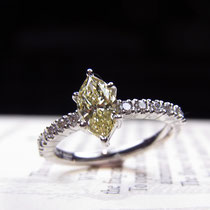 PT 1.0ct マーキスダイヤリング  (セミオーダー)