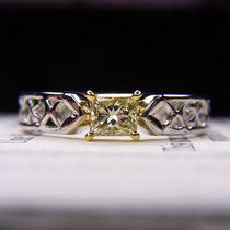 PT /K18 0.4ct ダイヤリング  (セミオーダー)