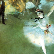 Edgar Degas,” L'ètoile”, 1876-87, Musée D'Orsay (Parigi)