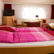 Zimmer in der Pension Britta