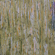 NATUR OHNE ZUKUNFT  -  80x100 cm, Pigmente und Acryl auf Leinwand