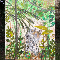 URWALD - 80x100cm, Acryl auf Leinwand