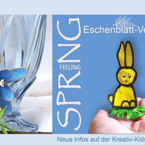 Ostern: Hase, Blumen, Ostereier