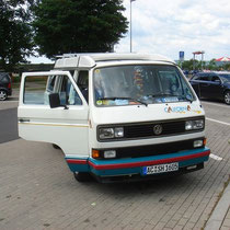 Die obligatorische Pause auf dem Weg Richtung Süden: Rastplatz Moselblick