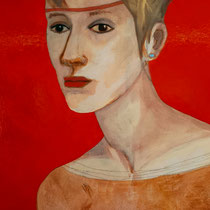 N.29-"Paula" 30 x 49 cm oli i laca sobre tela 375 €
