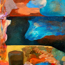 N.4- "foguera a la platja" 24 x 30 cm oli 375 €