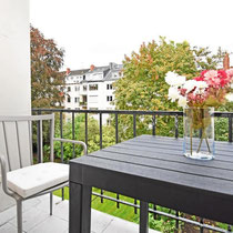 Balkon mit Blick ins Grüne