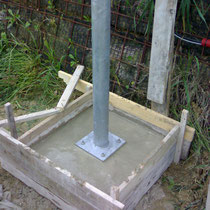 Concrete base