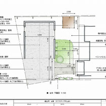 御提案図、幾度かの検討をしながらまとまった内容です。