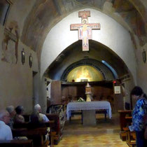 In der Kirche von San Damiano