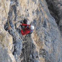 Harald on waterfall pitch 7.
