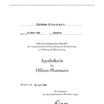 Zertifikat "Effektives Hygienemanagement in der Apotheke " | pharma4u  | Cronen Apotheke Coesfeld
