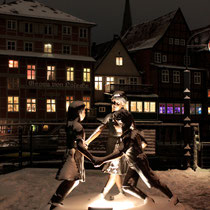 Lüneburg bei Nacht