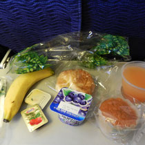 ハワイアン航空機内食