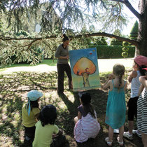 Atelier Parc Jane Limousin à Châteauneuf-la-Forêt : pour les plus petits, présentation de l'écosystème de l'arbre avec les animaux y vivant