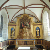 Retable (XVIIe - XVIIIe siècle, cl. MH) - Eglise de Saint-Martin-Terressus