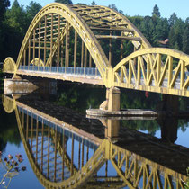 Le Pont du Dognon, labellisé "Patrimoine du XXe siècle" - Le Châtenet-en-Dognon
