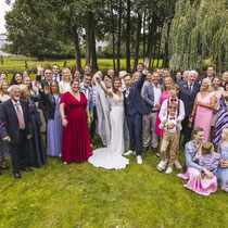 Gruppenfoto Hochzeit