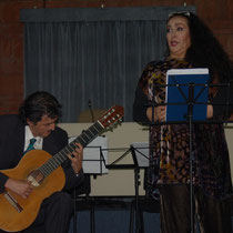 Ines Salazar e Senio Diaz in conceerto