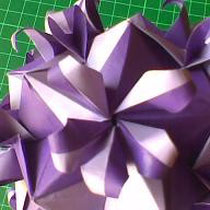 Passiflora/Autor:E. Lukasheva/Faltarbeit:Origami-Micha