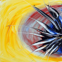 Giuseppe De Michele, Senza titolo, 2011, acrili su tavola, 30x30 cm