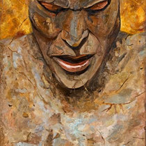 Marino Benigna, Studio figlio della tenebra, 2009, olio su tela, 50x70 cm