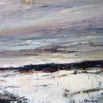 Ivo Stazio, Paesaggio invernale, 2011, olio su tela, 60x70 cm