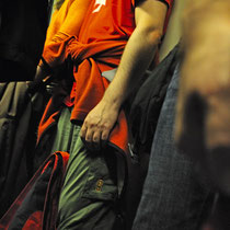 Fiorenzo Bordin, Figure in ascensore, 2011, fotografia digitale - stampa lambda cm 26x40