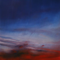 Paolo Facchinetti, Nuvole rosse, 2012, olio su tela, 85x113 cm