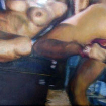 Vittorio Pasotti, Storia d'amore. Area delle emozioni, olio su tela, 50x70 cm