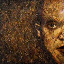 Marino Benigna, Limite I, 2009, olio su tela, 50x50 cm
