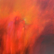 Marco Bozzini, Aggiungendo esca al fuoco, 100x100 cm