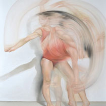 Lisa Sabbadini, Multiple personalità, 2011, olio su tela, 120x90 cm