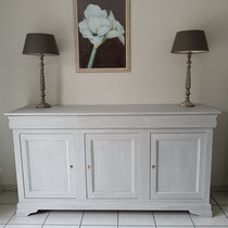 Buffet merisier après relooking
