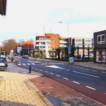 De nieuwe situatie met rechts het marktplein