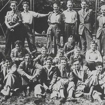 Jong Nederland in 1951 uitstapje naar Valkenburg 