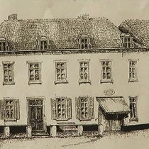 STATIONSTRAAT  Rechts pand Driessen (café) Links Pand Habets (Habé schoenenzaak)