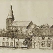 STATIONSTRAAT Zicht vanaf de pastorie