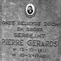 Petrus Josephus Gerards13 oktober 1911 Nuth (Limb.)10 mei 1940  Ten westen van Geleen lagen drie bruggen [Stein, Urmond en Berg] over het Julianakanaal. Zij waren doelwit van overvalcommando's, verkleed als Nederlandse militairen. Bij Stein was een overva