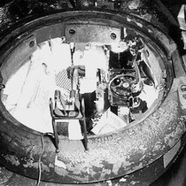 Kijkje in het "interieur" van een Sherman tank
